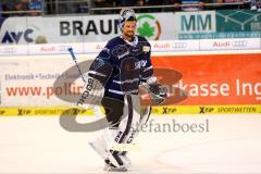 DEL - Play Offs - ERC Ingolstadt - Iserlohn Roosters - Timo Pillier freut sich nach dem Sieg. Foto: Adalbert Michalik