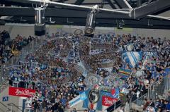 ERC-Ingolstadt gegen Krefeld Pinguine Sonderzug ERCI-Fans Foto: Jürgen Meyer