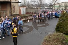 ERC-Ingolstadt gegen Krefeld Pinguine Sonderzug Foto: Jürgen Meyer