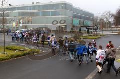 ERC-Ingolstadt gegen Krefeld Pinguine Sonderzug Foto: Jürgen Meyer