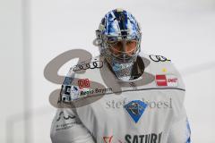 DEL - Vorbereitungsspiel - Saison 2021/22 - ERC Ingolstadt - Rytiri Kladno - Kevin Reich Torwart (#35 ERCI) - beim warm machen - Foto: Jürgen Meyer