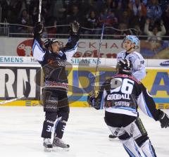 ERC Ingolstadt - Hamburg 14.03.08 Pre PlayOff - Seidenberg lässt sich feiern