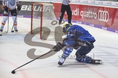 DEL - Eishockey - ERC Ingolstadt - Grizzlys Wolfsburg - Tor durch David Elsner (ERC 61) 2:0 Jubel am Boden