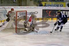 ERC Ingolstadt - IFK Helsinki  - Jean-Francois Boucher mit dem Treffer zum 5:1 - Foto: Jürgen Meyer