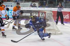 DEL - Eishockey - ERC Ingolstadt - Grizzlys Wolfsburg - Tor durch David Elsner (ERC 61) 2:0 Jubel