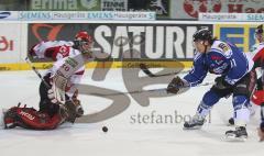 DEL - ERC Ingolstadt - Kölner Haie - Rene Röthke scheitert am Kölner Goalie