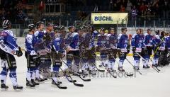 ERC Ingolstadt - Wolfsburg - Das Team vor den Fans