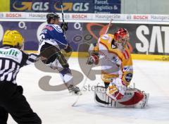 ERC Ingolstadt - Nürnberg - Seidenberg trifft, der Goalie kann nur noch hinter sich schauen