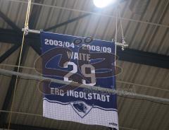 DEL - ERC Ingolstadt - Kölner Haie - Ehrenplatz für Jimmy Waite 29 in der Saturn Arena
