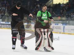 DEL - ERC Ingolstadt - Köln 5:4 - Torwart Ilpo Kauhanen und Bruno St. Jacques