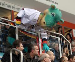 DEL - ERC Ingolstadt - Köln 5:4 - Maskottchen Urmel