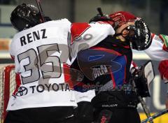 DEL - ERC Ingolstadt - Kölner Haie 6:3 - Andreas Renz und Bob Wren