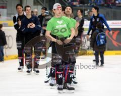 DEL - ERC Ingolstadt - Augsburg Panther - Ehrenrunde - für die Fans