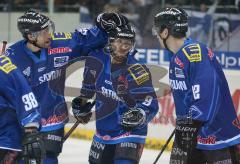 DEL - ERC Ingolstadt - Hamburg Freezers - Tor Jubel Bob Wren Tyler Bouck Prestin Ryan