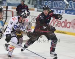 DEL - ERC Ingolstadt - Krefeld Pinguine - 2:7 - Tyler Bouck greift an