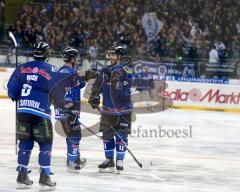 DEL - ERC Ingolstadt - Hamburg Freezers - Tor Jubel Bruno St-Jacques