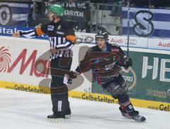 DEL - ERC Ingolstadt - Adler Mannheim - Der Puck ist drin durch Dominic Walsh