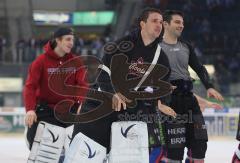 DEL - ERC Ingolstadt - Nürnberg - Fans Jubel Dimitri Pätzold, Michael Waginger