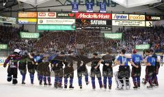 DEL - ERC Ingolstadt - Kölner Haie 6:3 - Jubel Tanz vor den Fans