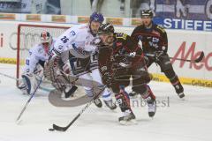 DEL - ERC Ingolstadt - Adler Mannheim - Thomas Greilinger gefährlich vor dem Tor