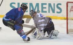 DEL - ERC Ingolstadt - Iserlohn Roosters - 7:1 - Sologang in 3:5 Unterzahl mit Tor von Tyler Bouck