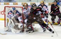 DEL - ERC Ingolstadt - Eisbären Berlin - Pat Kavanagh gefährlich am Tor