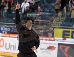 DEL - ERC Ingolstadt - Adler Mannheim - Bruno St.Jacques mit seiner Tanzeinlage für die Fans