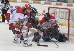 DEL - ERC Ingolstadt - Hannover - Joe Motzko vor dem Tor