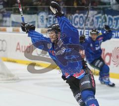 DEL - ERC Ingolstadt - Iserlohn Roosters - 7:1 - Tor Jubel Bob Wren