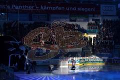 DEL - ERC Ingolstadt - AEV Augsburg - Einlauf der Panther Kopf