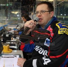 DEL - ERC Ingolstadt - Köln 5:4 - Stadionsprecher Johannes Langer