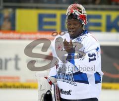 DEL - ERC Ingolstadt - Adler Mannheim - Torwart Mannheim Fredrick Brathwaite