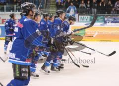 DEL - ERC Ingolstadt - Hamburg Freezers - Fans Jubel Sieg