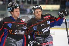 DEL - ERC Ingolstadt - Straubing Tigers - Dimitri Pätzold und Vince Bellissimo