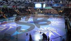 DEL - ERC Ingolstadt - Frankfurt Lions - Playoff - Saturn Arena in den Playoffs ausverkauft Fans Jubel Spruchband