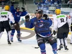 DEL - ERC Ingolstadt - Frankfurt Lions - Playoff - Tor zum 1:0 durch Bob Wren Jubel