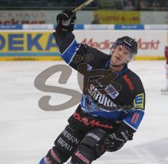 DEL - ERC Ingolstadt - Hannover Scorpions 7:2 - Tor Jubel Christoph Gawlik