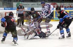 DEL - ERC Ingolstadt - Adler Mannheim - Tor Bryce Lampman in der Mitte