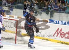 DEL - ERC Ingolstadt - Adler Mannheim - Matt Hussey Tor Jubel