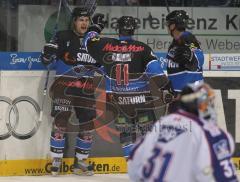 DEL - ERC Ingolstadt - Adler Mannheim - 2:3 durch Matt Hussey,