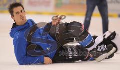 DEL - ERC Ingolstadt - Hannover Scorpions 7:2 - Bruno St. Jacques tanzt für die Fans Breakdance