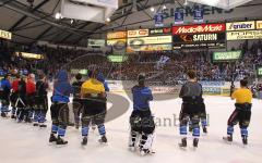 DEL - ERC Ingolstadt - Berlin - Siejgubel der Panther für die Fans