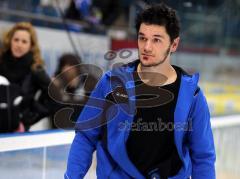 DEL - ERC Ingolstadt - Adler Mannheim - Peter Schaefer fährt zu den Fans zum ersten Mal