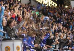 DEL - ERC Ingolstadt - Hamburg Freezers 1:0 - Sieg Jubel Fans