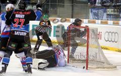 DEL - ERC Ingolstadt - Icetigers Nürnberg - Joe Motzko erzielt das 1:0 Tor Jubel