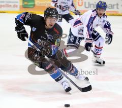 DEL - ERC Ingolstadt - Adler Mannheim - Patrick Buzas und hintenScott King