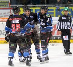 DEL - ERC Ingolstadt - Metro Stars Düsseldorf - Tor Jubel Bob Wren