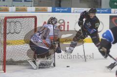 DEL - ERC Ingolstadt - Iserlohn - Christoph Gawlik gefährlich vor dem Tor