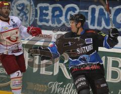 DEL - ERC Ingolstadt - Hannover - Joe Motzko jubelt zu seinem 2:0