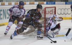 DEL - ERC Ingolstadt - Adler Mannheim - Bob Wren vor dem Tor